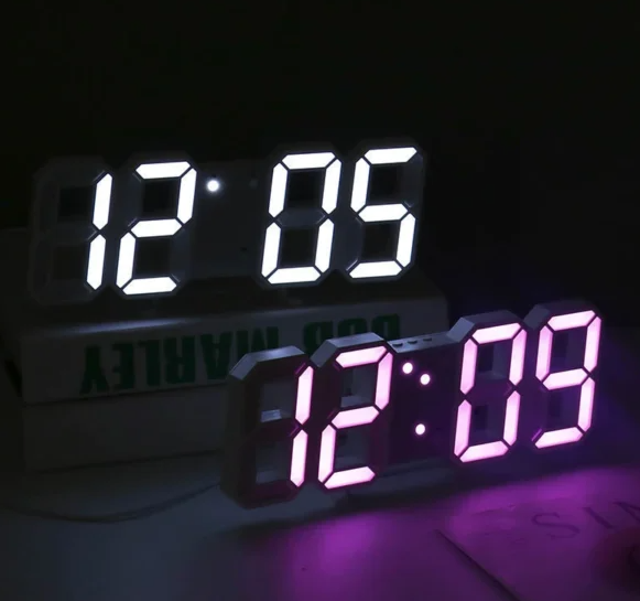 3D Digital Wall Clock LED Table Clock